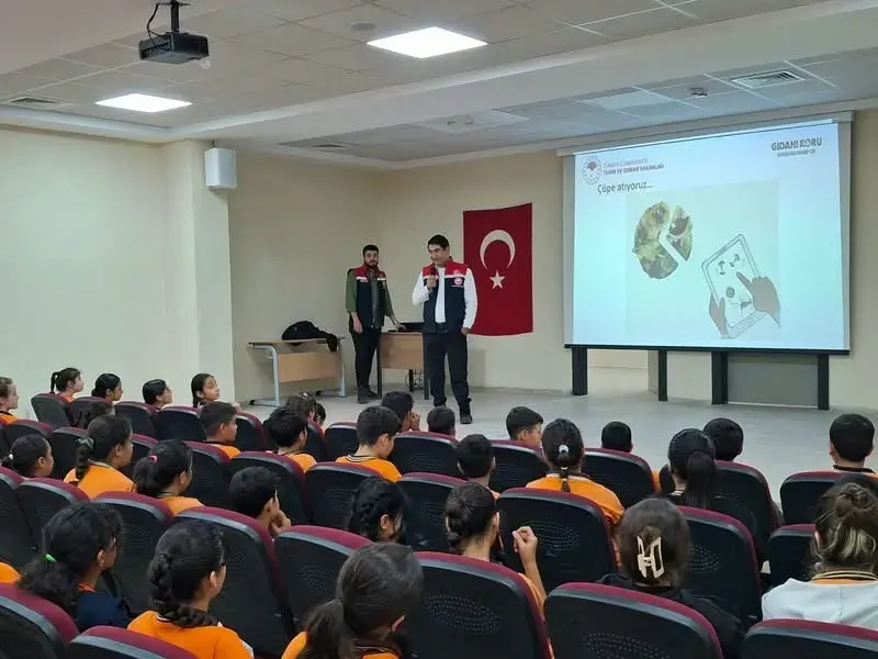 Hatay'da Öğrencilere Gıda İsrafına Karşı Farkındalık Eğitimi