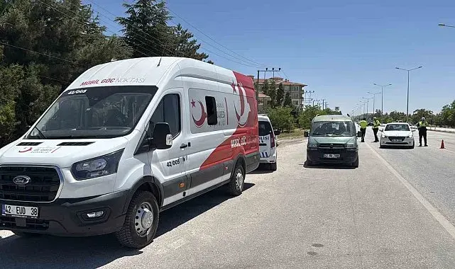 Konya - Ankara Kara yolunda NATO Zirvesi denetimleri