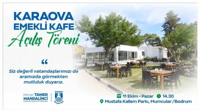 Bodrum İkinci Emekli Kafesini Mumcular Mahallesi'nde Hizmete Açıyor