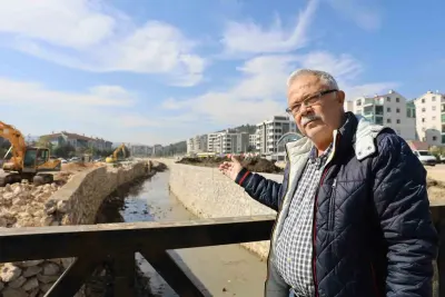 Bursa Büyükşehir Belediyesi Nilüfer İlçesindeki Dere Islah Çalışmalarını Sürdürüyor