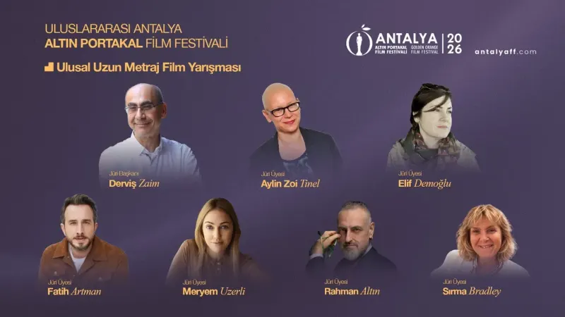 Altın Portakal Film Festivali'nin Ulusal Yarışma Jüri Üyeleri Belli Oldu