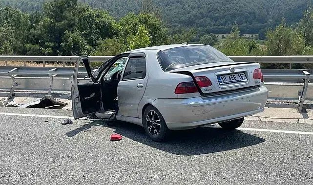 Edremit-Balıkesir karayolunda trafik kazası