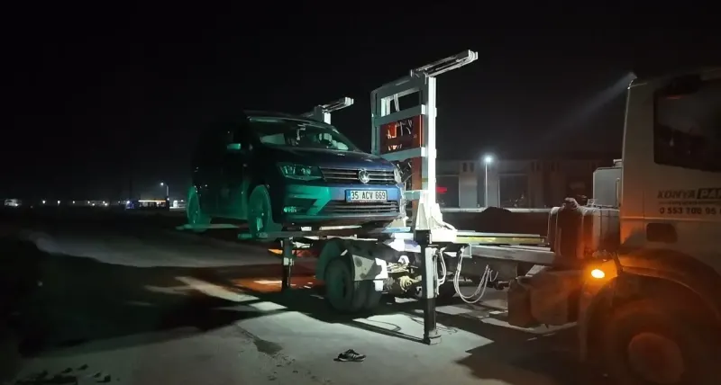 Konya’da Polis İhtarını Dinlemeyen Alkollü Sürücüye Ağır Ceza
