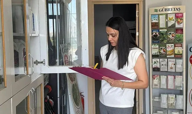 Cizre'de zirai ilaç bayilerine sıkı denetim