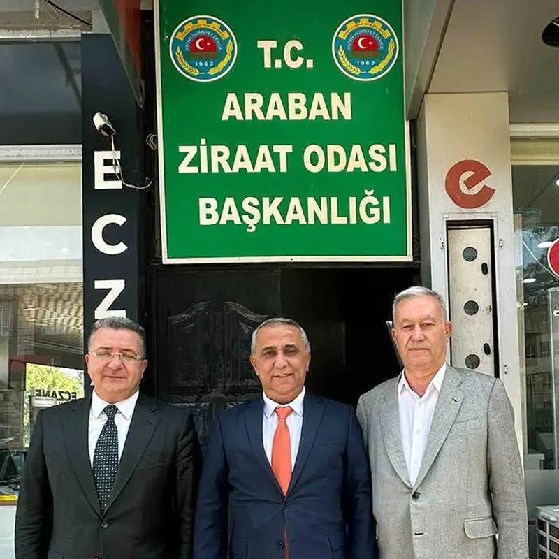 Gaziantep Tarım Müdürü Sağlam'dan Araban Ziraat Odasına Ziyaret