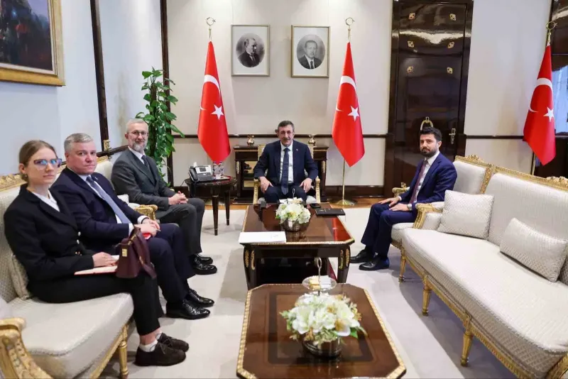 Cevdet Yılmaz, Ukrayna Büyükelçisi Neriman Celal ile Görüştü
