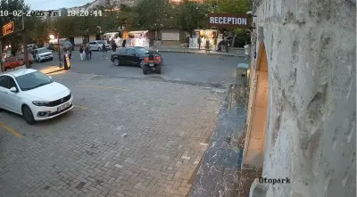 Nevşehir'de Park Halindeki ATV Kontrolden Çıkarak Başka Bir Araca Çarptı