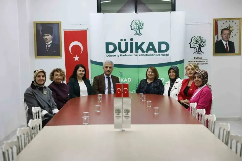 Düzce Valisi Mehmet Makas'tan İş Kadınları Derneğine Ziyaret