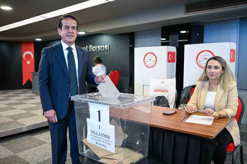 Antalya Ticaret Borsası Seçimlerinde Ali Çandır Güven Tazeledi