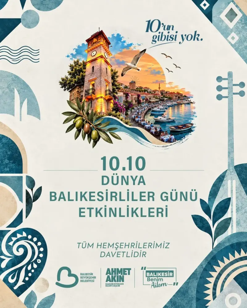 Dünya Balıkesirliler Günü Bu Yıl İkinci Kez Coşkuyla Kutlanacak