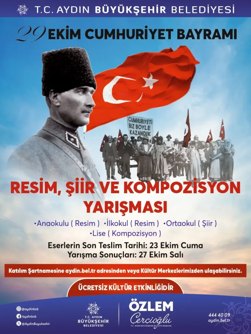 Aydinli Gencler 29 Ekim'i Sanatla Kutlayacak
