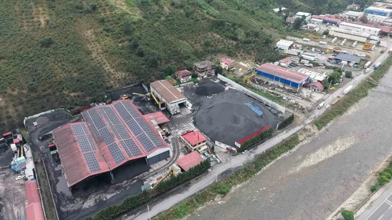 Trabzon’da Kömür Tesislerinin Faaliyetleri Durduruldu