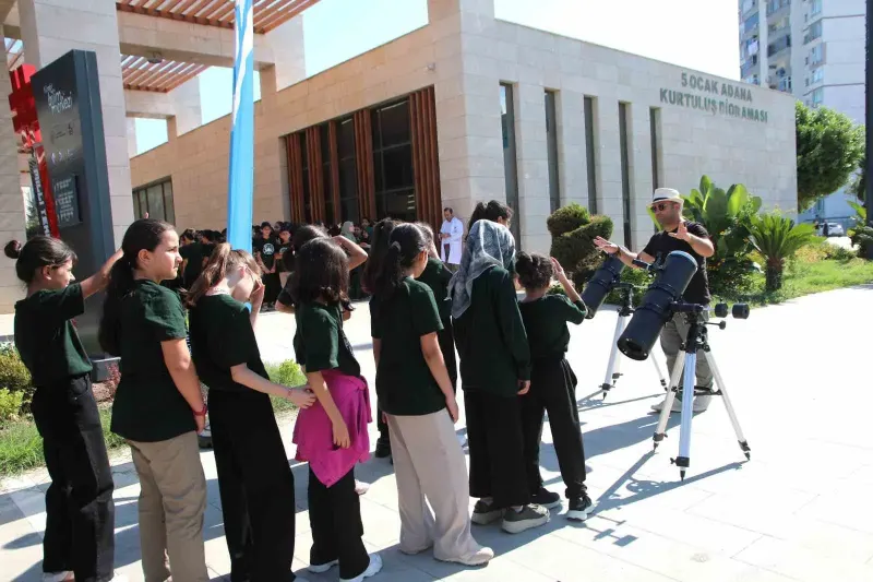 Yüreğir Bilim Merkezi'nde Öğrenciler İçin Güneş Gözlemi Programı Düzenlendi