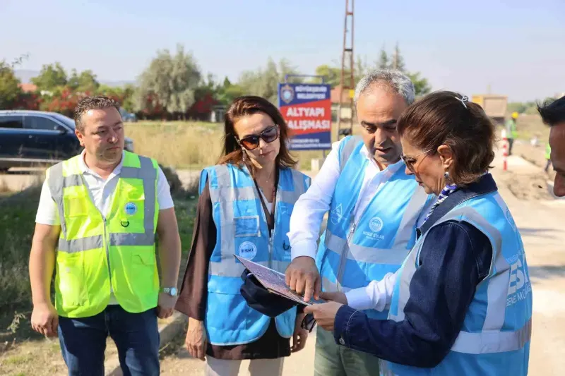 Eskişehir Büyükşehir Belediye Başkanı Ünlüce Altyapı Çalışmalarını Denetledi