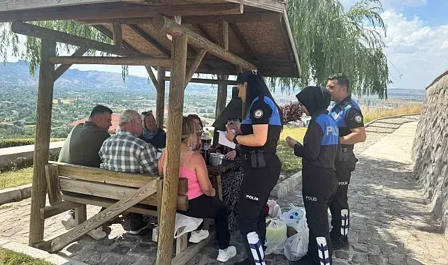 Polis vatandaşları yangınlar konusunda uyardı