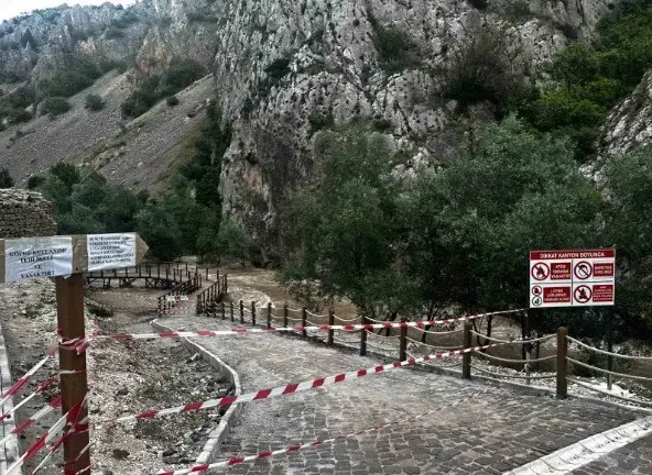Yozgat Kazankaya Kanyonu Güvenlik Gerekçesiyle Ziyarete Kapatıldı