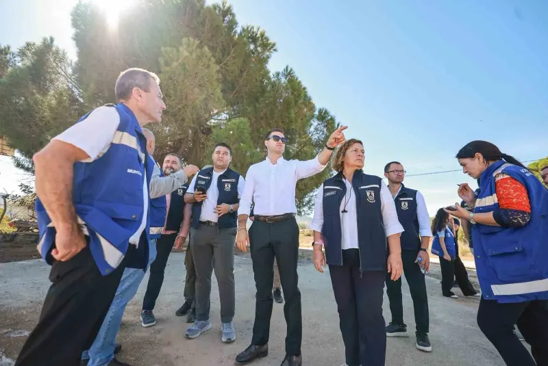 Bodrum Belediye Başkanı Tamer Mandalinci Çamarası ve Kumköy Mahallelerinde İncelemelerde Bulundu