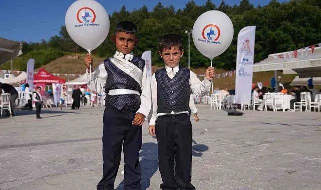 Düzce'de toplu sünnet şöleni coşkusu