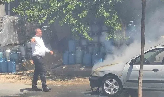 Diyarbakır'da otomobil bomba gibi patladı