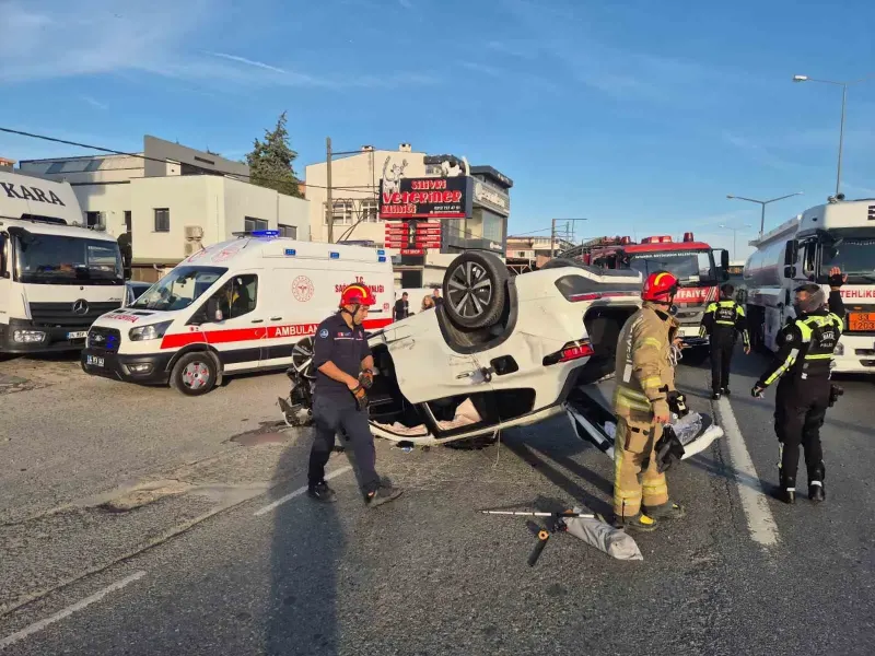 Silivri E-5 Kara Yolunda Zincirleme Kaza: 2 Kişi Yaralandı