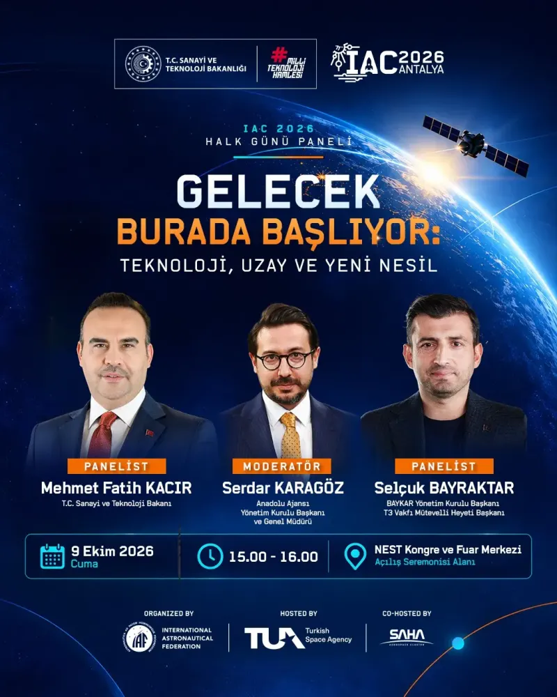 Bakan Kacır’dan IAC 2026 Halk Günü İçin Gençlere ve Teknoloji Meraklılarına Davet