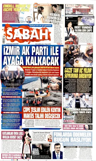Sabah manşeti