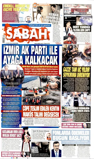 Sabah manşeti