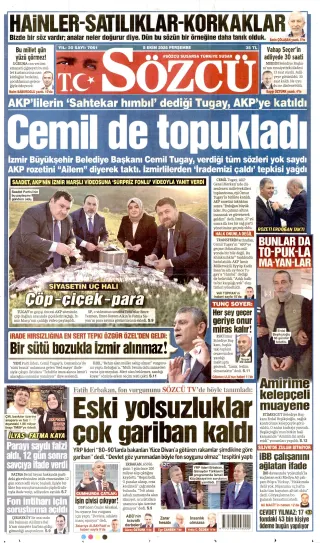 Sözcü manşeti