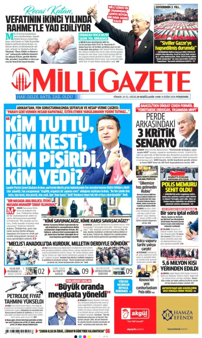 Milli manşeti