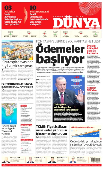 Dünya manşeti