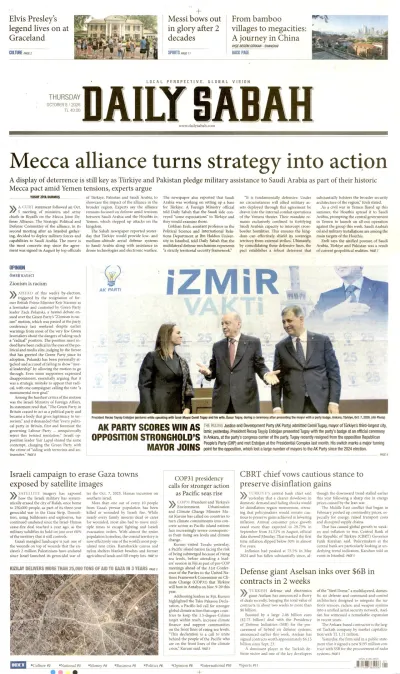 Daily Sabah manşeti