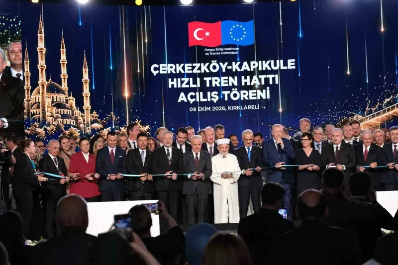 Cumhurbaşkanı Erdoğan'dan Kırklareli'nde Hızlı Tren Açılışı ve Muhalefete Sert Tepki