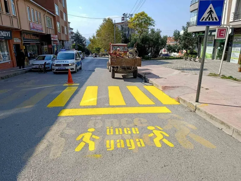Sinop’ta Yaya Güvenliği İçin Geçitler Yeniden Düzenleniyor