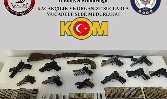 Silah tacirlerine ve düğün magandalarına operasyon: 12 tabanca ele geçirildi