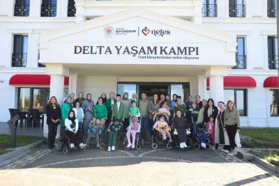 Samsun'da Delta Yaşam Kampı Engelli Bireylere ve Ailelerine Ücretsiz Tatil Sunuyor