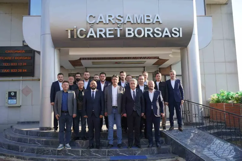 Çarşamba Ticaret Borsası Yönetimine Ziyaret Ve Tarım Ekonomisi Görüşmesi
