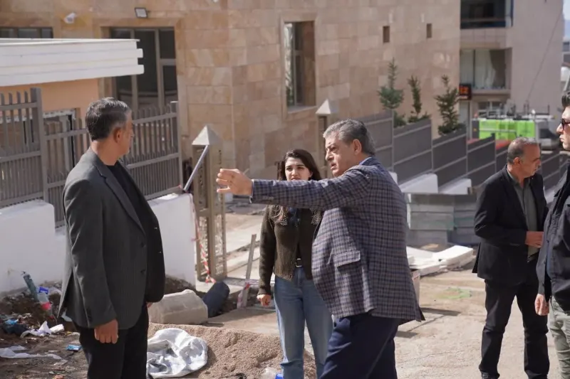 Şırnak Belediye Başkanı Mehmet Yarka Saha Çalışmalarını Denetledi