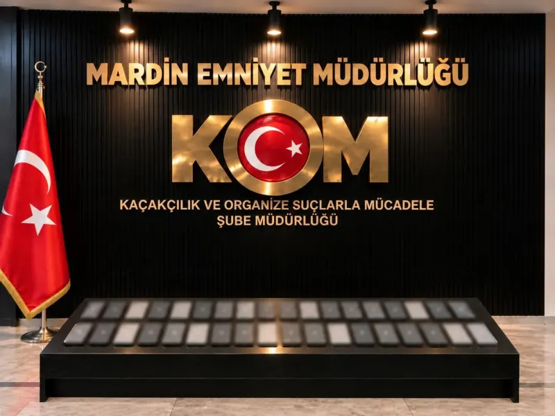 Midyat’ta Gerçekleştirilen Operasyonda Gümrük Kaçağı Telefonlar Yakalandı