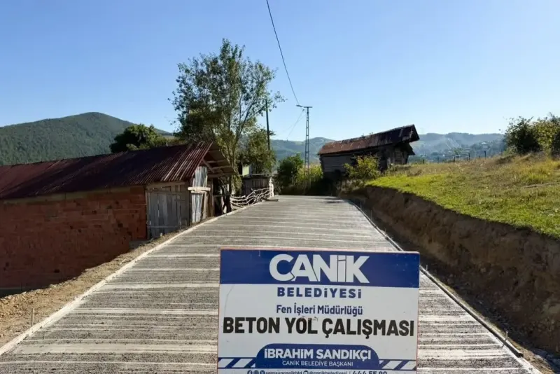 Samsun Canik Belediyesinden İlçede Ulaşım ve Yol Yatırımları