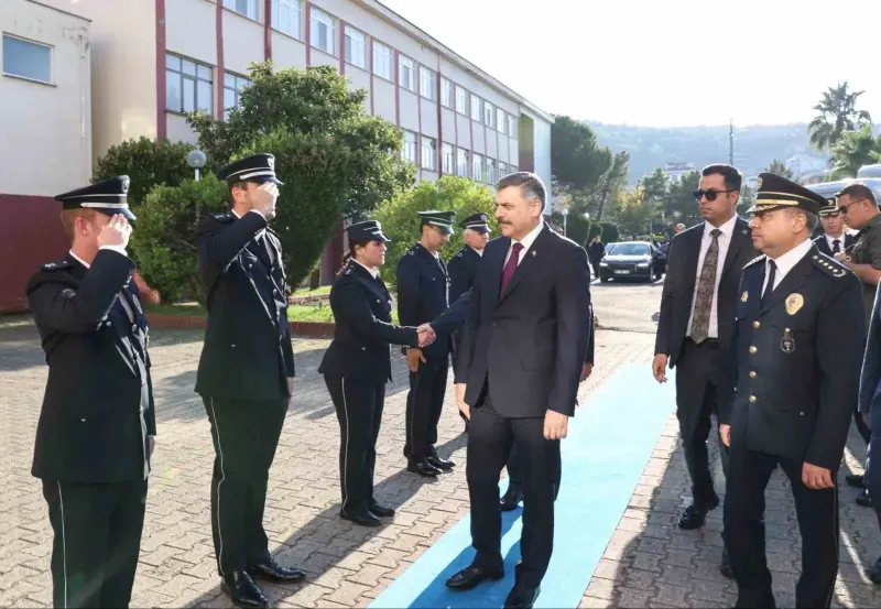 İçişleri Bakanı Mustafa Çiftçi Samsun Polis Meslek Yüksekokulunu Ziyaret Etti