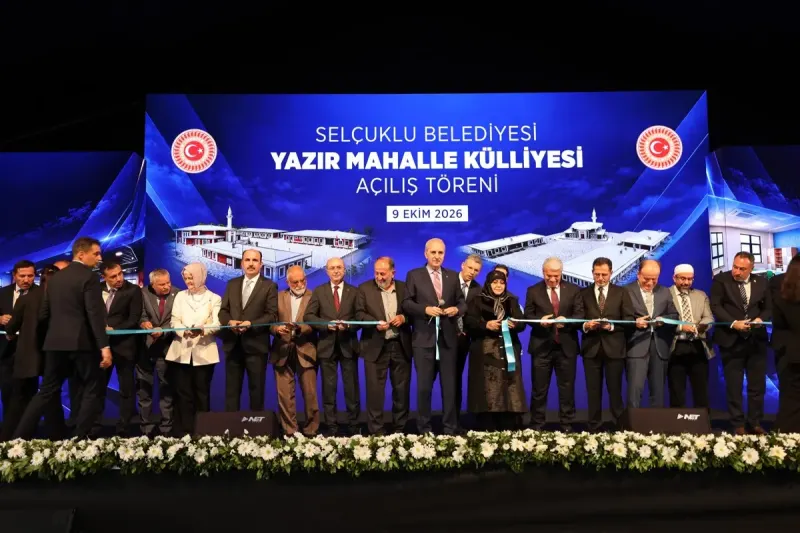 TBMM Başkanı Kurtulmuş Konya'da Yazır Mahalle Külliyesi'nin Açılışını Gerçekleştirdi