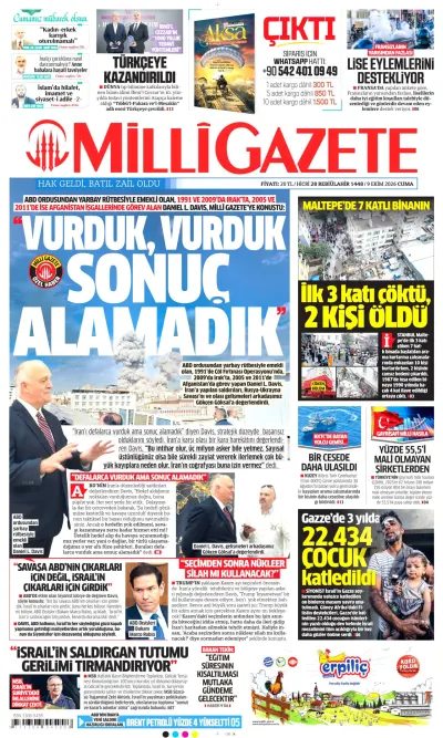 Milli manşeti