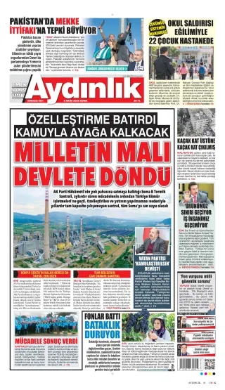 Aydınlık manşeti