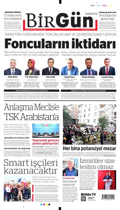 BirGün manşeti