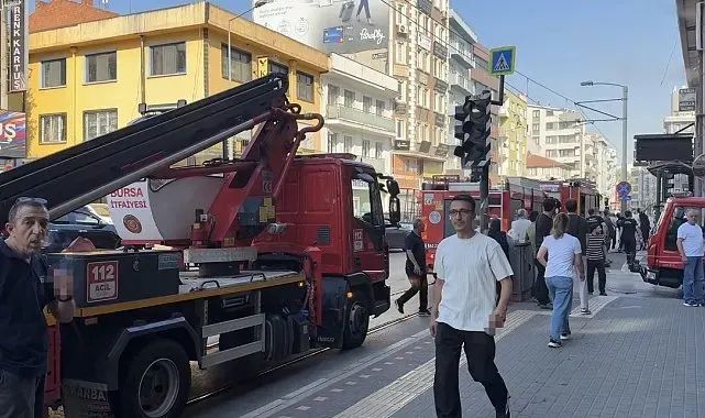 Bursa'da baca yangını paniği