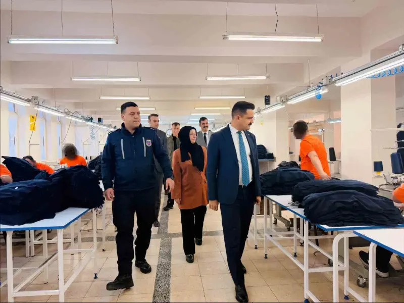 Bilecik Gölpazarı Kaymakamı Titiz Ceza İnfaz Kurumundaki Üretimleri İnceledi