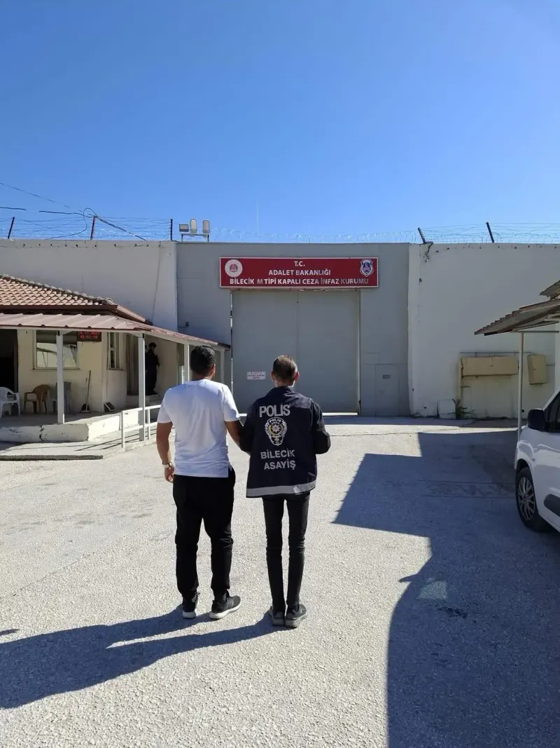 Bilecik'te Kesinleşmiş Hapis Cezası Olan Firari Operasyonla Yakalandı