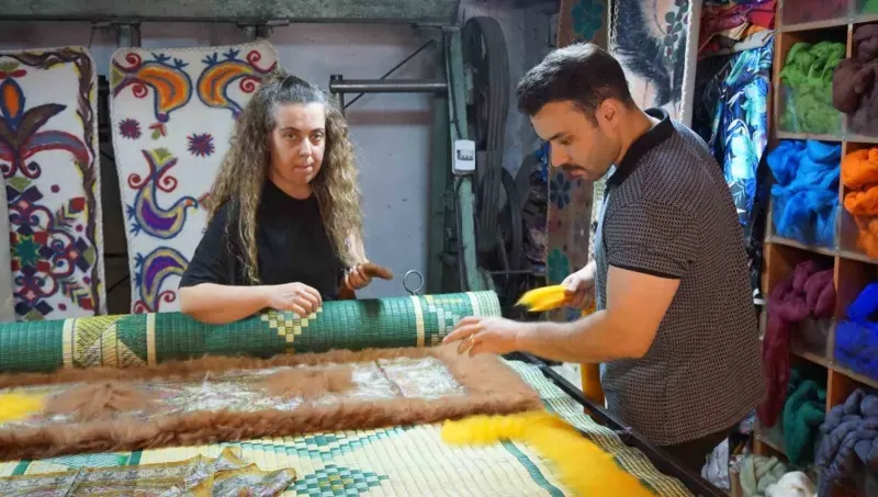 Ata Yadigarı Keçecilik Sanatında Dördüncü Kuşak Tezgâh Başında