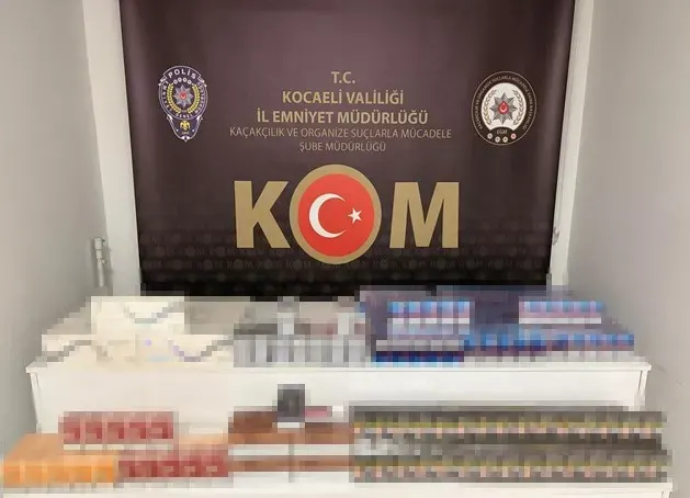 Kocaeli'de Kaçak Sigara Operasyonu: 1 Gözaltı