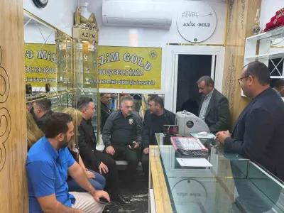 Diyarbakır'da Kurşunlanan Kuyumcuya Emniyet Müdürü ve DİKO Başkanından Ziyaret
